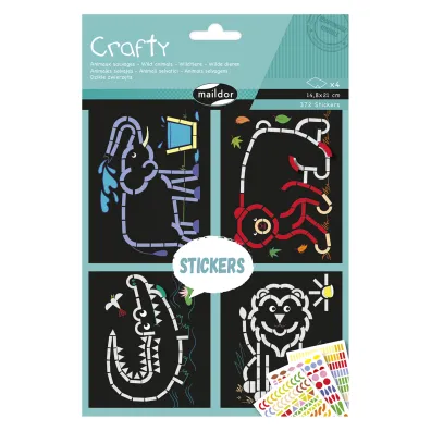 Zestaw kreatywny Crafty Dzikie zwierz�ta Avenue Mandarine