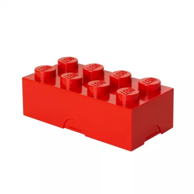 Lunchbox klocek LEGO czerwony