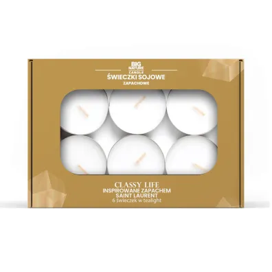 Big Nature �wieczki sojowa zapachowa tealight CLASSY LIFE/ S. Laur. 6 szt.