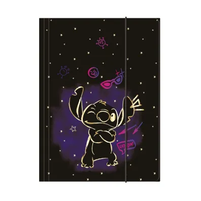 Patio Teczka A4 z gumk� Disney Gold Stitch wz�r 3