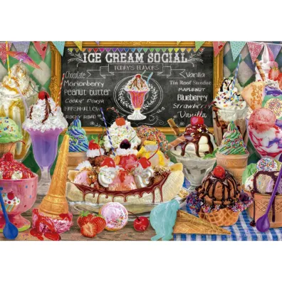 Puzzle 500 el. Lodziarnia Educa