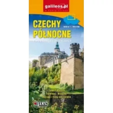 Mapa atrakcji tur.- Czechy Pnocne 1: 200 000