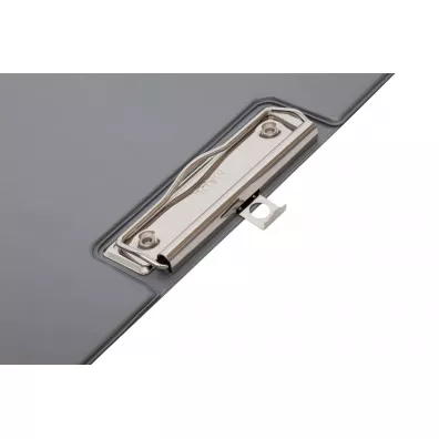Maul Podkadka z klipsem i okadk, a4, z plastikow powok, srebrna