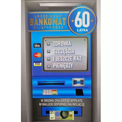 Yeku Karnet Urodziny 60 m�skie