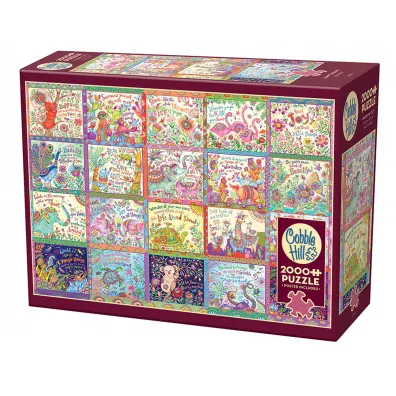 Puzzle 2000 Pozytywne myli G3 Cobble Hill