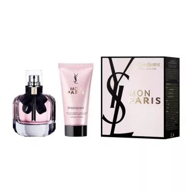 Yves Saint Laurent Mon Paris Pour Femme zestaw woda perfumowana spray + balsam do cia�a 2 x 50 ml