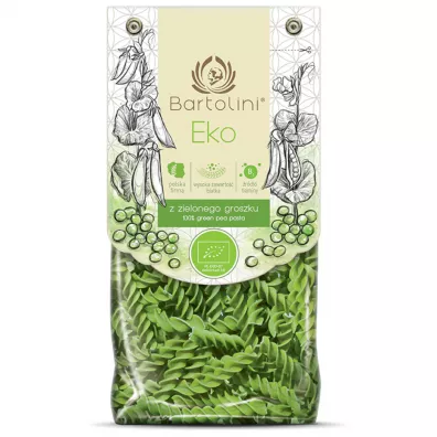 Bartolini Makaron z groszku zielonego �widerki 250 g Bio