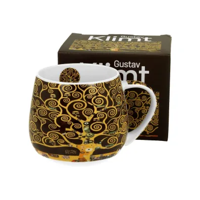 Duo Sp. z o.o. Porcelanowy kubek baryka Klimt Tree Of Life 430 ml