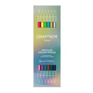 Carandache Kredki dwukolorowe Claim Your Style Ed5 6 szt.