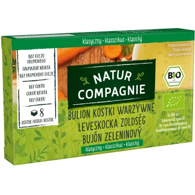 Natur Compagnie Bulion - kostki warzywne 8 x 10,5 g Bio