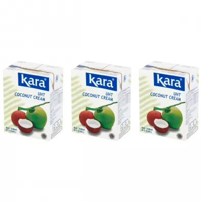 Kara Krem kokosowy 24-26% UHT zestaw 3 x 200 ml