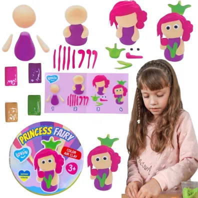 Zestaw lekkiej ciastol. piankolina Princess Fairy Lovin
