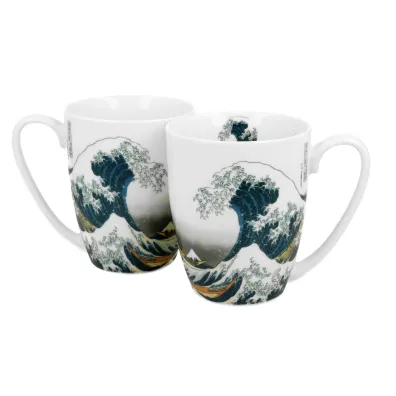 Duo Sp. z o.o. Komplet kubkw Hokusai The Great Wave 2 x 350 ml