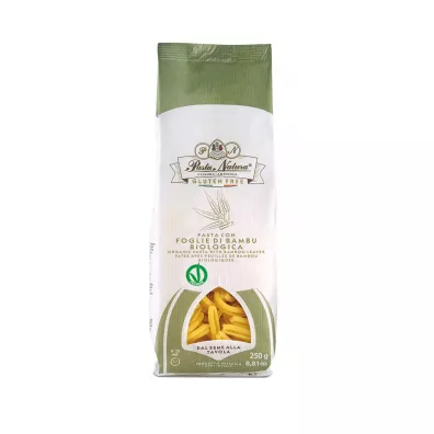 Pasta Natura Makaron (ry�owy razowy z li��mi bambusa) casereccia bezglutenowy 250 g Bio