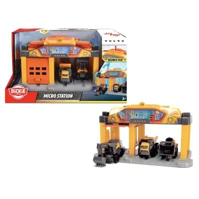 Stacja budowlana Volvo Dickie z pojazdami Dickie Toys