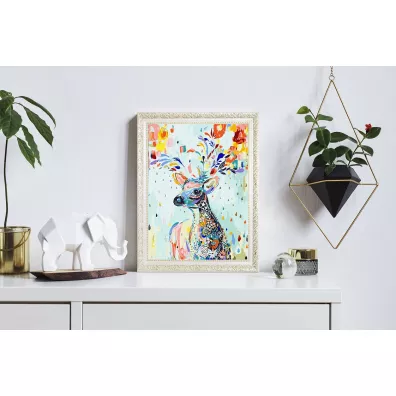 Twoje Hobby Malowanie po numerach - Kolorowy jele� 40x50cm