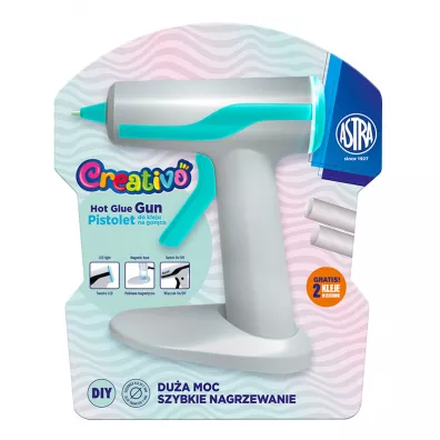 Astra PISTOLET DO KLEJU TERM 30W 2WKL Z PODST MAGN AST