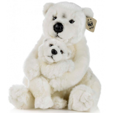 Niedwied polarny z dzieckiem 28 cm WWF WWF Plush Collection