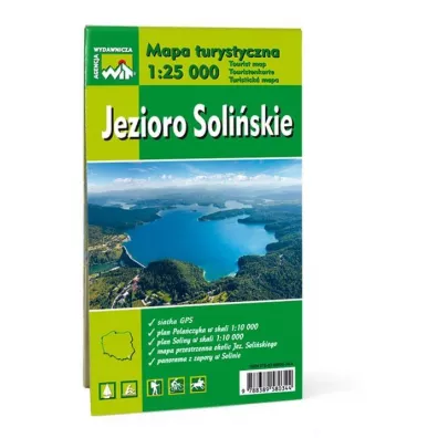 Mapa turystyczna Jezioro Soli�skie 1:25 000