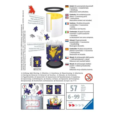 Puzzle 3D 54 el. Przybornik Pikachu Ravensburger