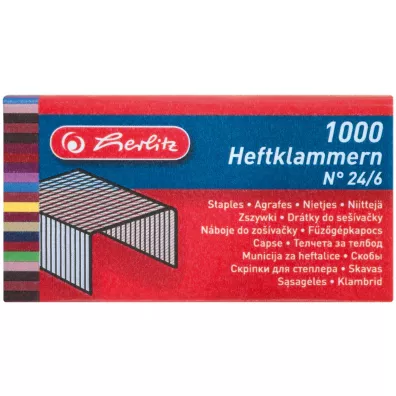 Herlitz Zszywki 24/6 1000 szt