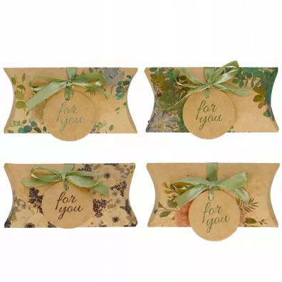 incood. Pude�ko na prezenty 15x7cm kraft 8 szt