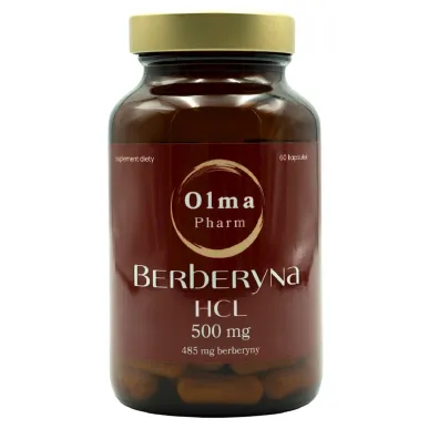 Olma Pharm Berberyna hcl (500 mg) suplement diety 60 kaps.