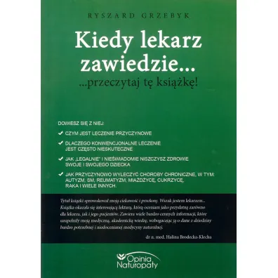 Kiedy lekarz zawiedzie... przeczytaj t� ksi��k�! - Ryszard Grzebyk