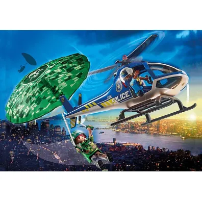 Playmobil City Action Policyjny �mig�owiec: Ucieczka ze spadochronem 70569