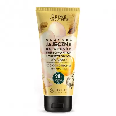 Barwa Naturalna jajeczna regenerujca odywka do wosw 200 ml
