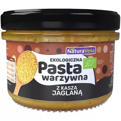NaturaVena Pasta warzywna z kasz� jaglan� 185 g Bio