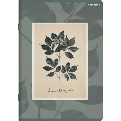 Top-2000 Zeszyt A5 Flowers z marginesem linia, 9 mm 60 kartek