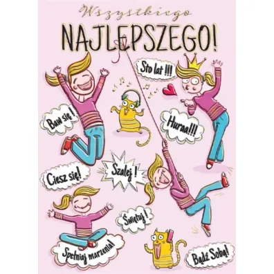 Henry Karnet B6 urodziny Dziewczynka