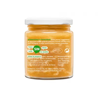 Smileat Soiczek z ekologicznymi maymi kawakami ryu i indyka z warzywami po 10 miesicu 230 g Bio