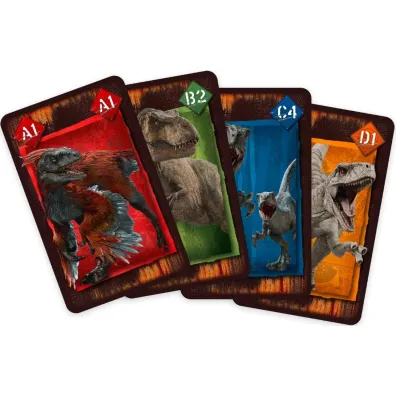Karty do gry Jurassic World 4w1