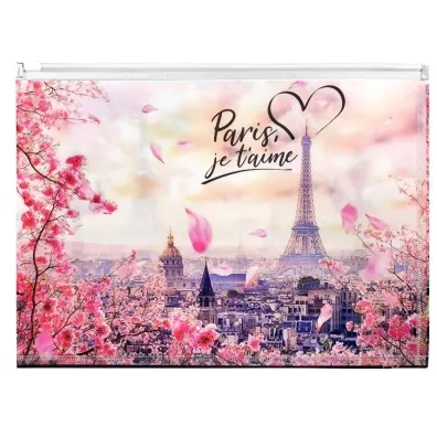 Panta Plast Koperta A4 PP z nadrukiem zip Take Me To Paris