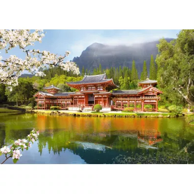 Puzzle 1000 el. witynia w Japonii Castorland