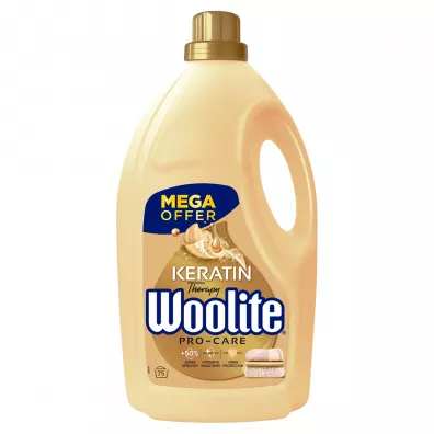 Woolite Pyn do prania tkanin biaych i kolorowych Keratin Therapy Delicate 4.5 l