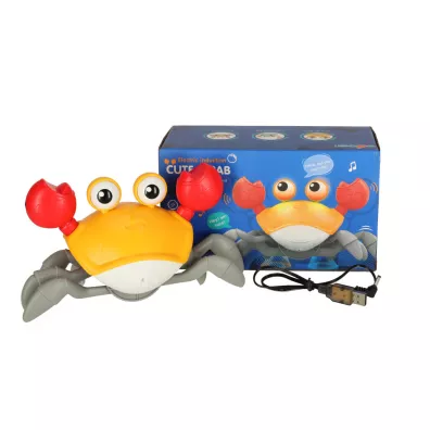 Krab uciekajcy pezajcy czujnik interaktywna akumulator USB czerwony
