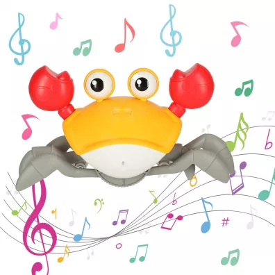 Krab uciekajcy pezajcy czujnik interaktywna akumulator USB czerwony