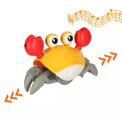 Krab uciekajcy pezajcy czujnik interaktywna akumulator USB czerwony