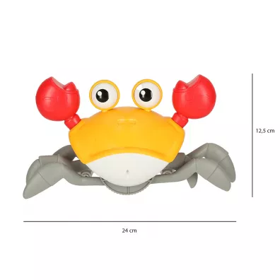 Krab uciekajcy pezajcy czujnik interaktywna akumulator USB czerwony