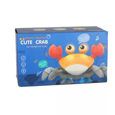 Krab uciekajcy pezajcy czujnik interaktywna akumulator USB czerwony