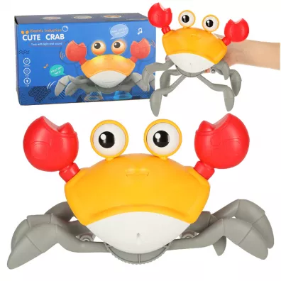 Krab uciekajcy pezajcy czujnik interaktywna akumulator USB czerwony