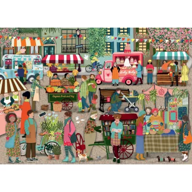 Puzzle 1000 el. Jarmark Ravensburger
