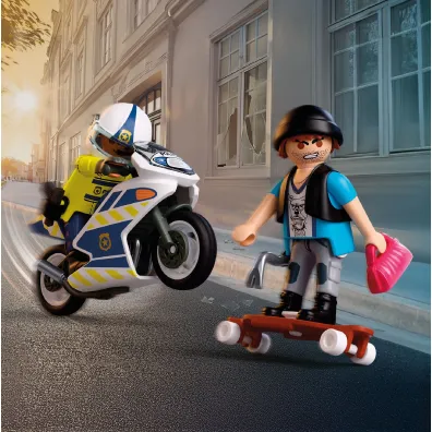 Playmobil City Action Po�cig motocyklowy 72079