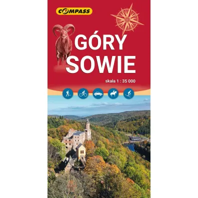 G�ry Sowie. Mapa turystyczna w skali 1: 35 000