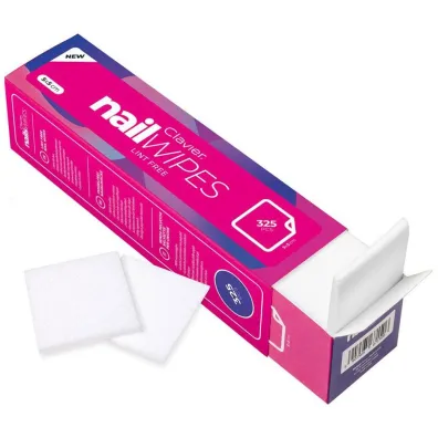 Clavier Nail Wipes waciki do paznokci bezpy�owe 325 szt.