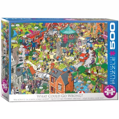 Puzzle 500 el. Co poszo nie tak? Eurographics