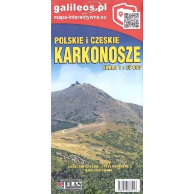 Karkonosze Polsko-Czeskie 1: 25 000 mapa papierowa